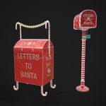 Christmas Santas Mail Boxes