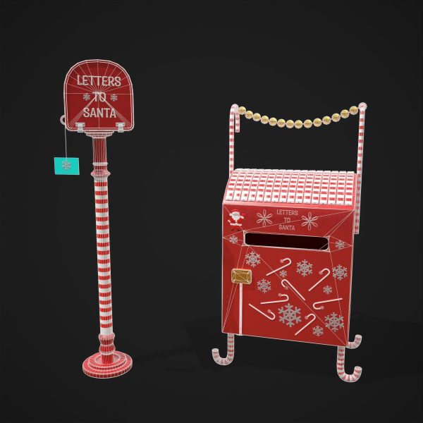 Christmas Santas Mail Boxes