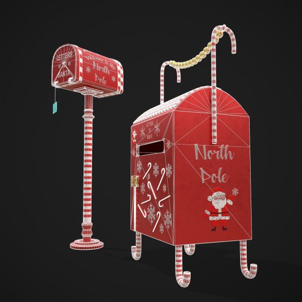 Christmas Santas Mail Boxes