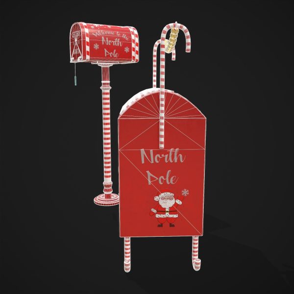Christmas Santas Mail Boxes