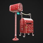 Christmas Santas Mail Boxes