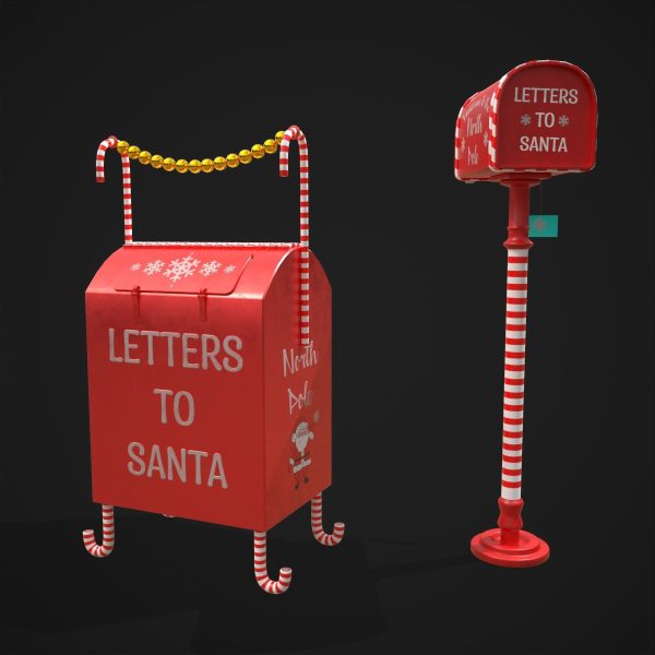 Christmas Santas Mail Boxes