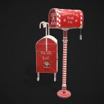 Christmas Santas Mail Boxes