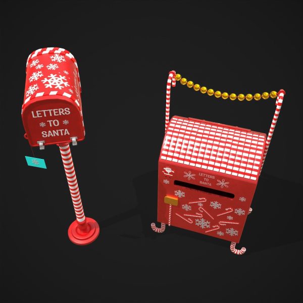 Christmas Santas Mail Boxes