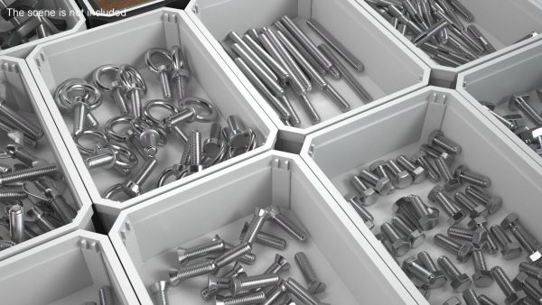 Chromed Steel Nuts and Bolts Kit