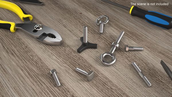 Chromed Steel Nuts and Bolts Kit