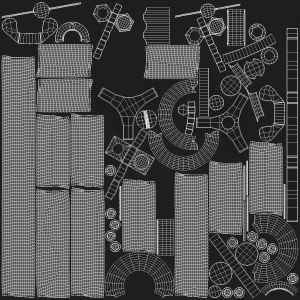 Chromed Steel Nuts and Bolts Kit