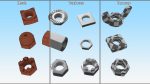 Chromed Steel Nuts Kit