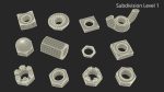 Chromed Steel Nuts Kit