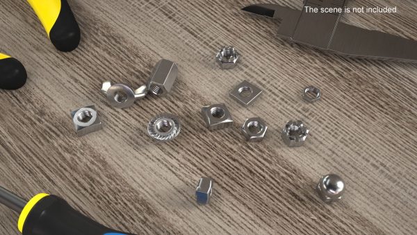Chromed Steel Nuts Kit