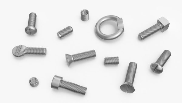 Chromed Steel Screw Kit