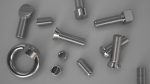 Chromed Steel Screw Kit