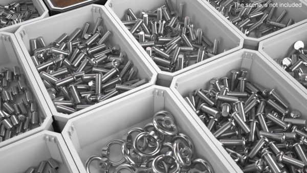 Chromed Steel Screw Kit
