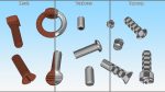 Chromed Steel Screw Kit