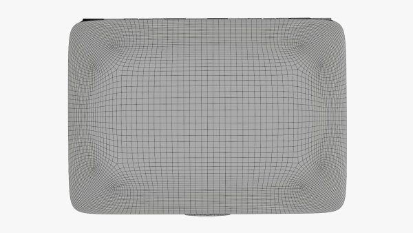 Cigarette metal case box 01 closed