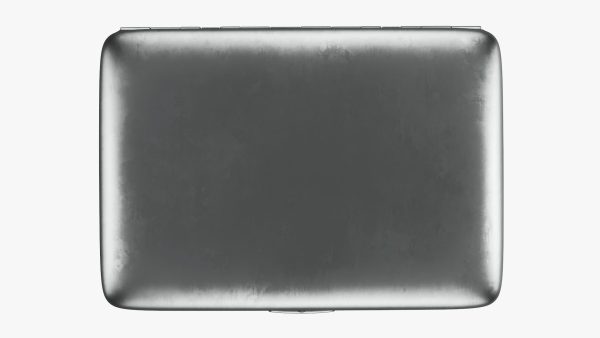 Cigarette metal case box 01 closed