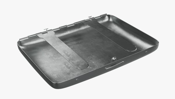 Cigarette metal case box 01 closed