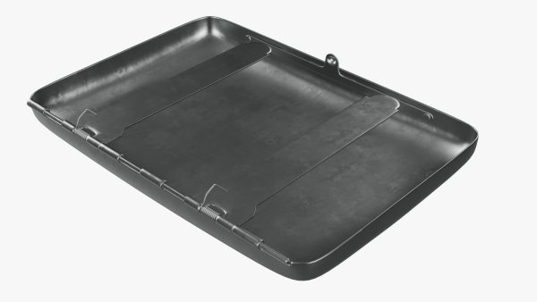 Cigarette metal case box 01 closed