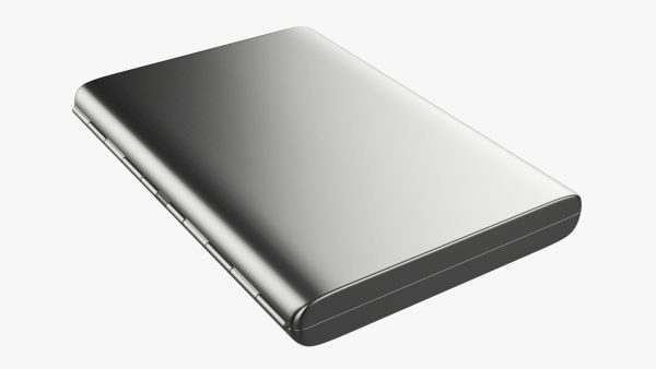 Cigarette metal case box 02 closed