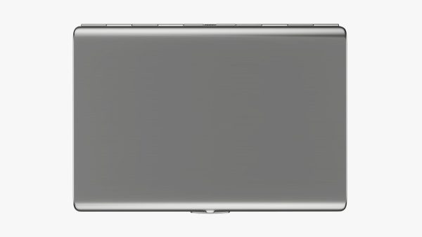 Cigarette metal case box 02 closed