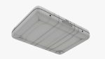Cigarette metal case box 03 closed