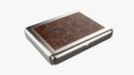 Cigarette metal case box 03 closed