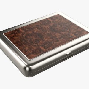 Cigarette metal case box 03 closed