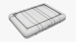 Cigarette metal case box 03 closed