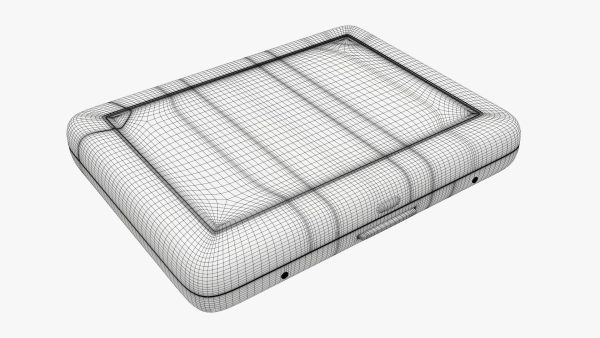 Cigarette metal case box 03 closed