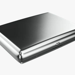 Cigarette metal case box 04 closed