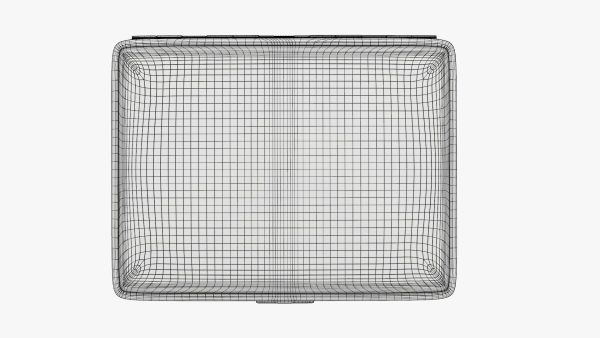 Cigarette metal case box 04 closed