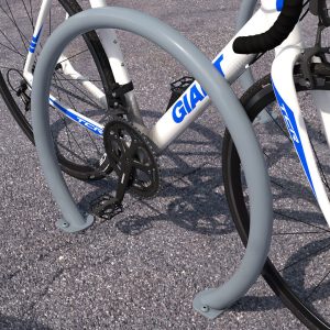 Circle Bicycle Rack Grey