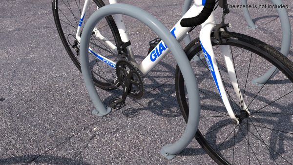 Circle Bicycle Rack Grey