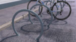 Circle Bicycle Rack Grey