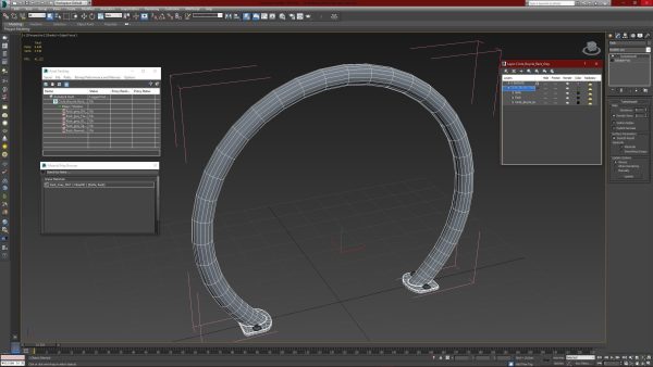 Circle Bicycle Rack Grey