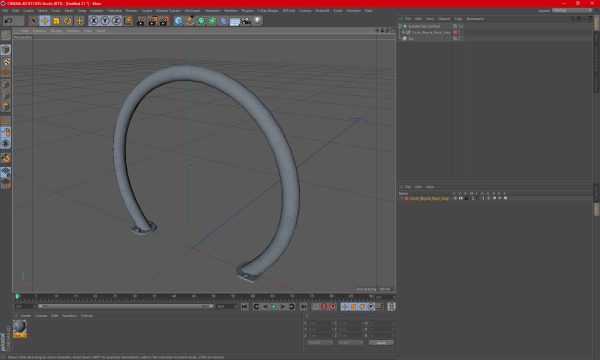 Circle Bicycle Rack Grey