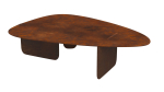 Circular Coffee Table Unique Organic Rust Modern Corten Steel