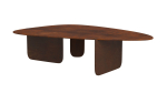Circular Coffee Table Unique Organic Rust Modern Corten Steel