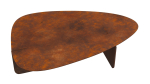Circular Coffee Table Unique Organic Rust Modern Corten Steel