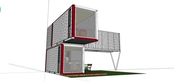 City Simple Art Building-Container-058