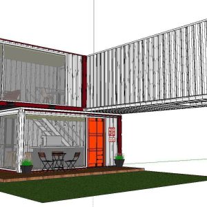 City Simple Art Building-Container-058