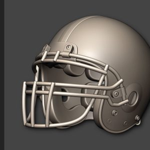Classic 80s-2010s Football Helmet