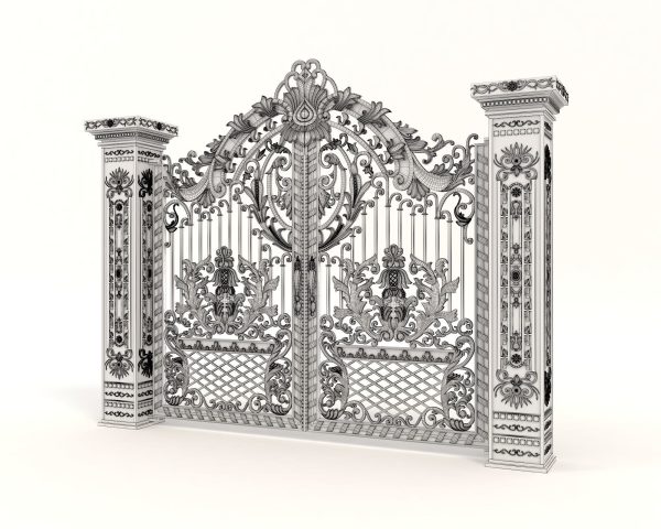 Classic European style Mansion Gate 2