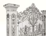 Classic European style Mansion Gate 2
