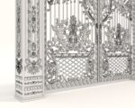 Classic European style Mansion Gate 2