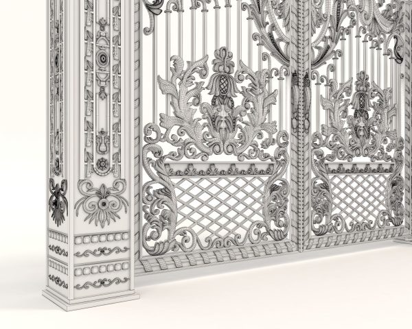Classic European style Mansion Gate 2