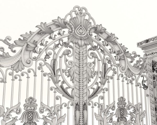 Classic European style Mansion Gate 2