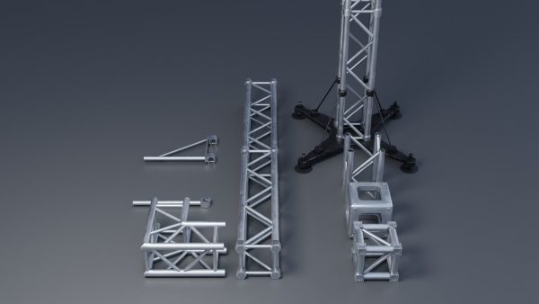 Clean and Rusty Trusses 4K and 2K