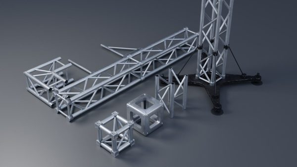 Clean and Rusty Trusses 4K and 2K