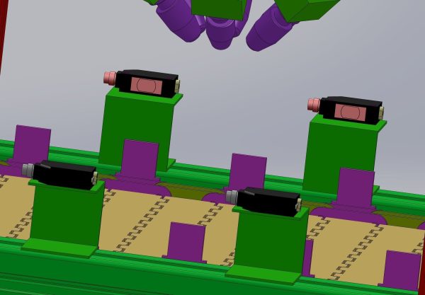 Cleaning assembly line